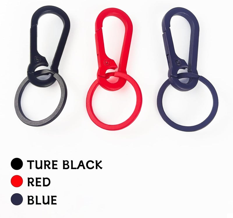 ECOOLOC Store Metal Keychains for Women Men, Key Chain Ring Clip Holder Organizer for Home Car, Cut Keyring Accessories - Image 3